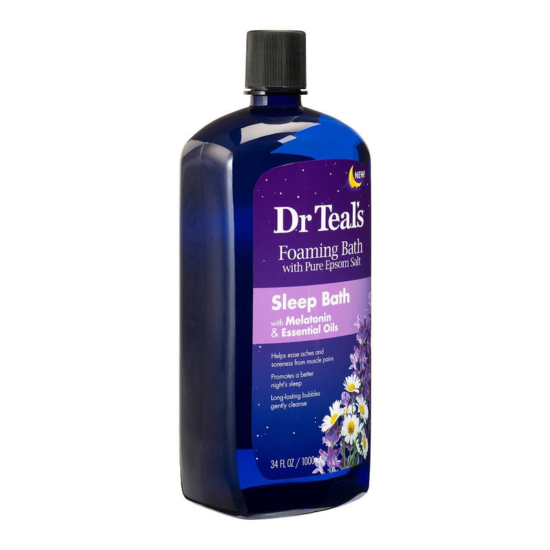 Dr Teal's Melatonin & Essential Oils Sleep Foaming Bath Soaks - 34 fl oz