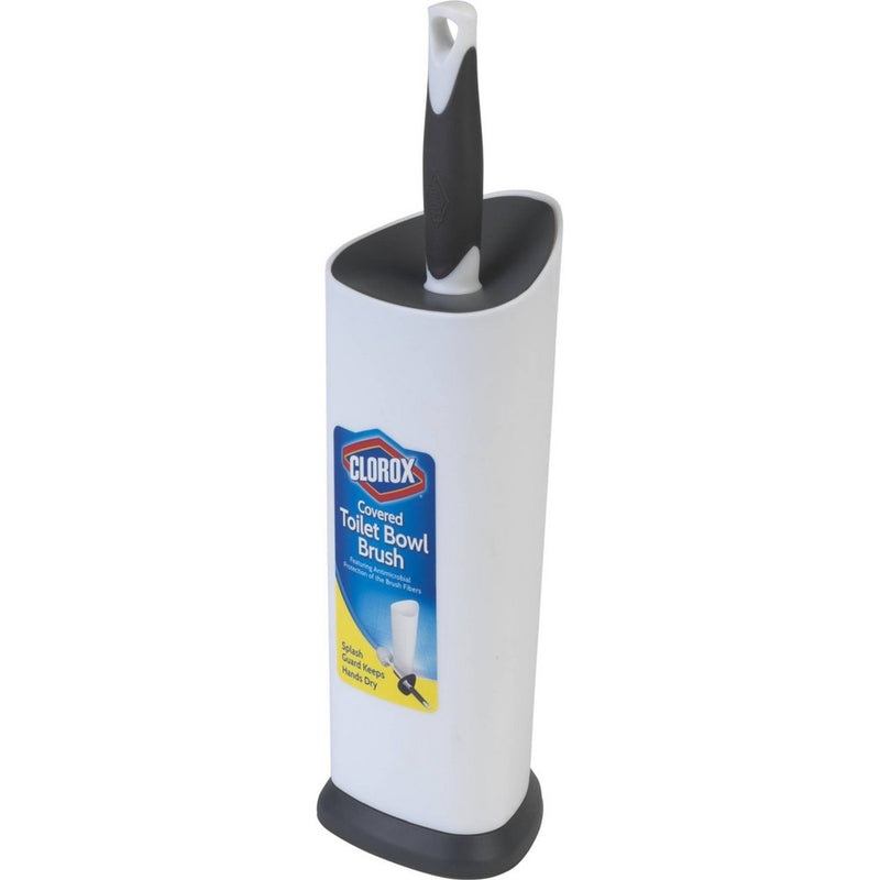 Clorox Covered Toilet Brush & Holder