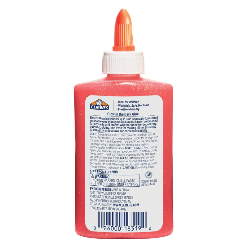 Elmer's 5oz Glow in the Dark Glue Pink