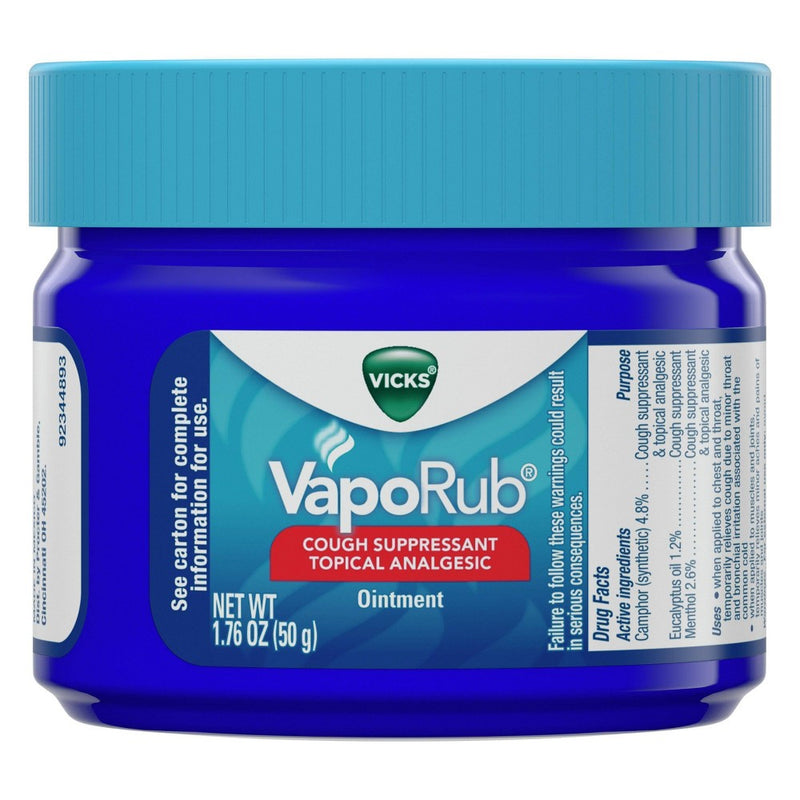 Vicks VapoRub Cough Suppressant Ointment - 1.76oz