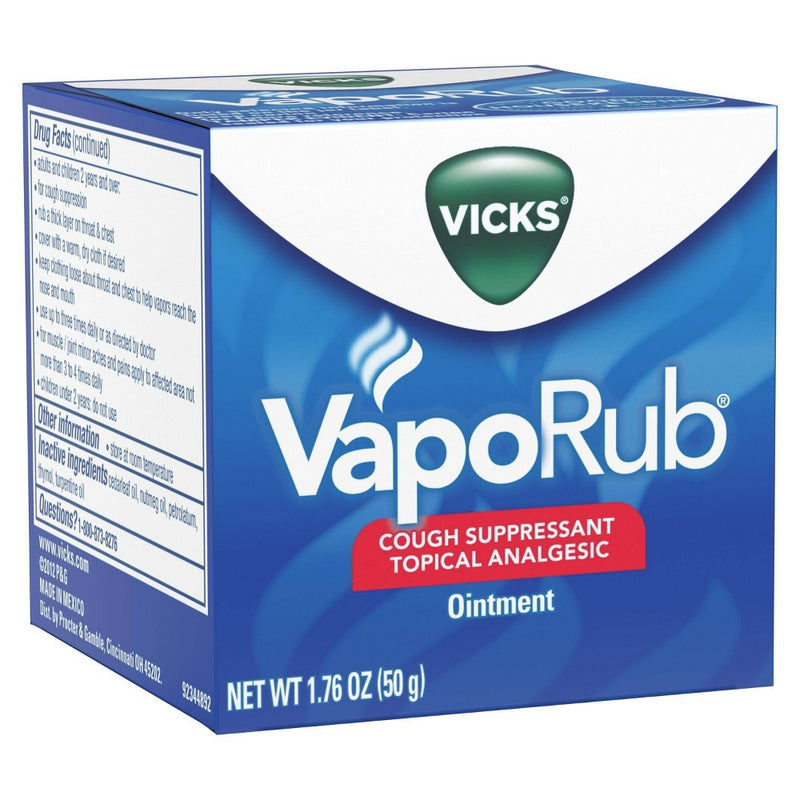 Vicks VapoRub Cough Suppressant Ointment - 1.76oz