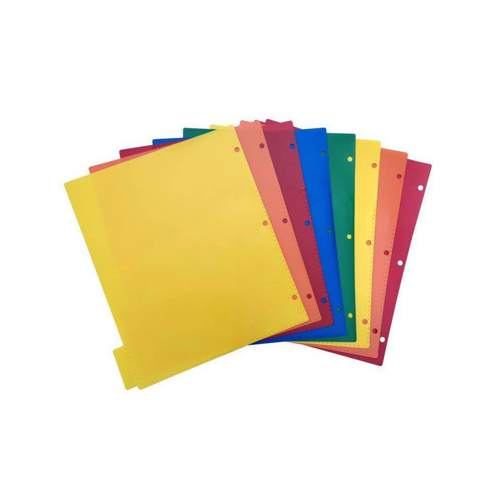 8ct Write-On Index Dividers with Pockets - up & up