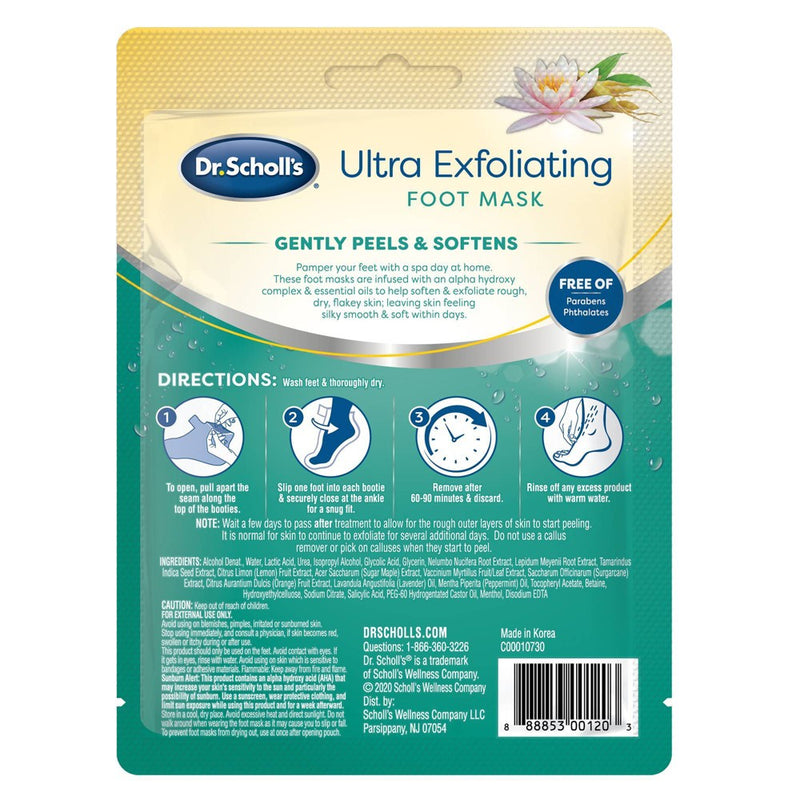 Dr. Scholl's Exfoliating Foot Mask - 1 pair