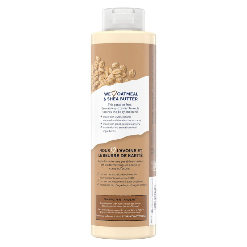 St. Ives Oatmeal & Shea Butter Plant-Based Natural Body Wash Soap - 22  fl oz