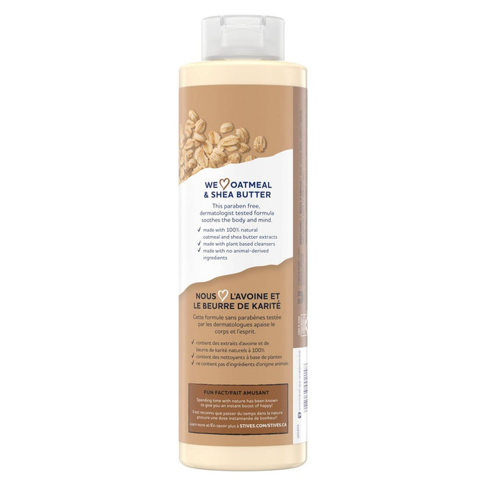 St. Ives Oatmeal & Shea Butter Plant-Based Natural Body Wash Soap - 22  fl oz