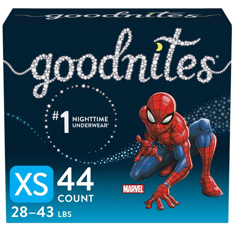 GoodNites Boys' Nighttime Bedwetting Underwear - XS - 44ct