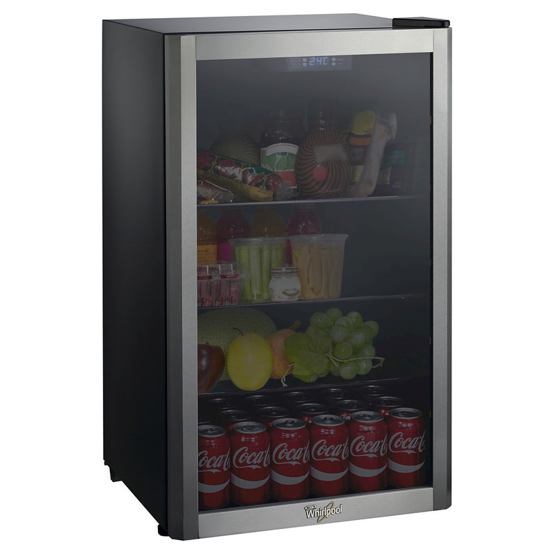 Whirlpool 3.6 cu ft Mini Refrigerator Beverage Center - Stainless Steel WHB36S (LOCAL PICKUP ONLY)