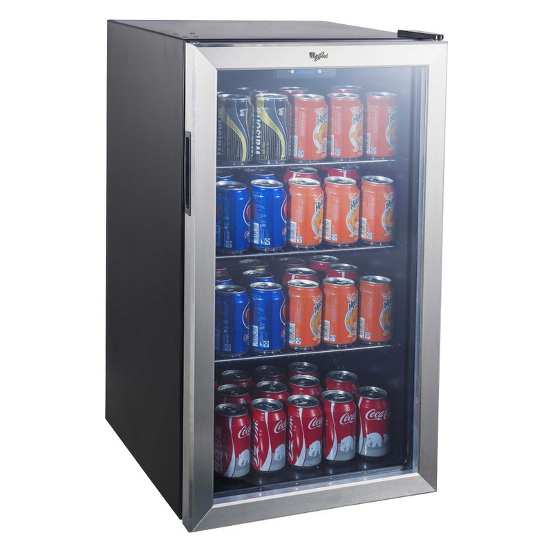 Whirlpool 3.6 cu ft Mini Refrigerator Beverage Center - Stainless Steel WHB36S (LOCAL PICKUP ONLY)