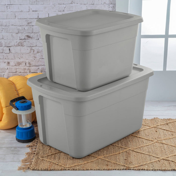 30gal Storage Tote Gray - Room Essentials (LOCAL PICKUP ONLY)