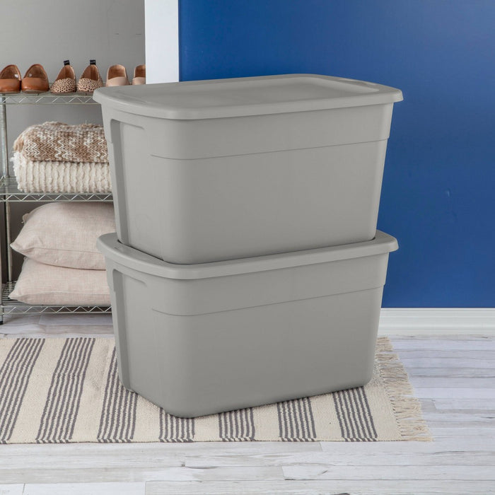 30gal Storage Tote Gray - Room Essentials (LOCAL PICKUP ONLY)