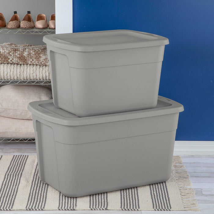 30gal Storage Tote Gray - Room Essentials (LOCAL PICKUP ONLY)