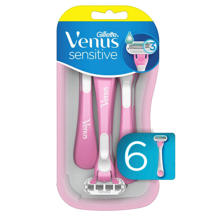 Venus Sensitive Women's Disposable Razors - 6ct
