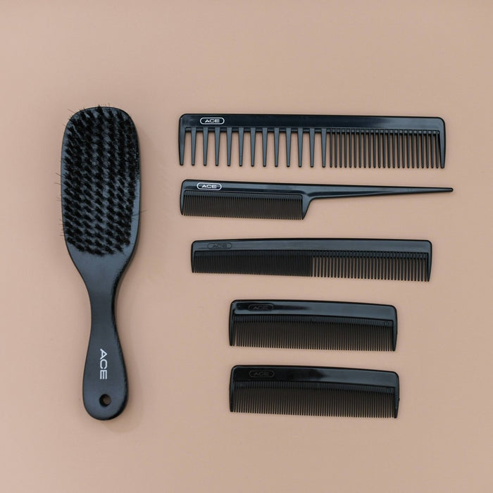 Ace Wood Boar Bristle Hair Brush