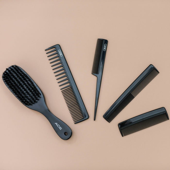 Ace Wood Boar Bristle Hair Brush