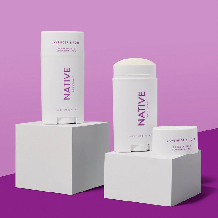 Native Lavendar & Rose Deodorant for Women - 2.65oz