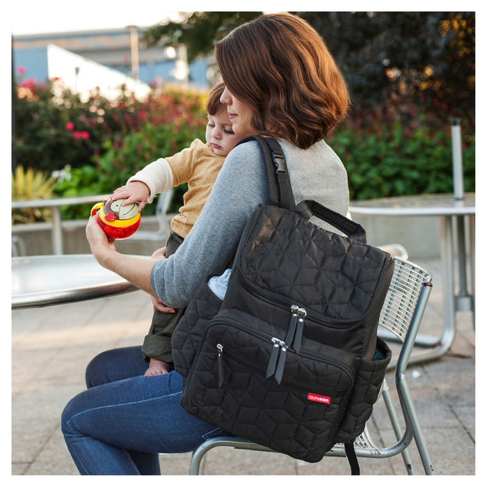 Skip Hop Forma Diaper Backpack - Black