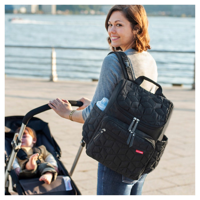 Skip Hop Forma Diaper Backpack - Black