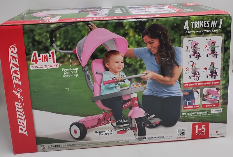 Radio Flyer 4-in-1 Stroll 'N Trike - Pink (LOCAL PICKUP ONLY)