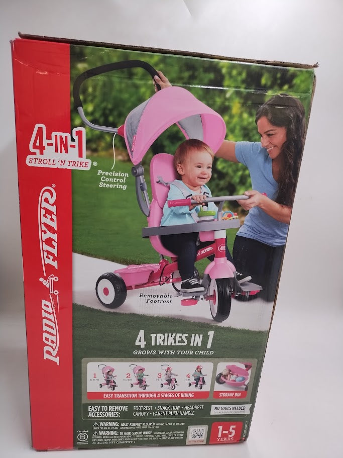 Radio Flyer 4-in-1 Stroll 'N Trike - Pink (LOCAL PICKUP ONLY)