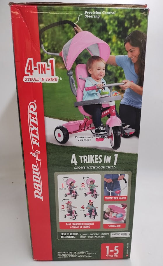 Radio Flyer 4-in-1 Stroll 'N Trike - Pink (LOCAL PICKUP ONLY)