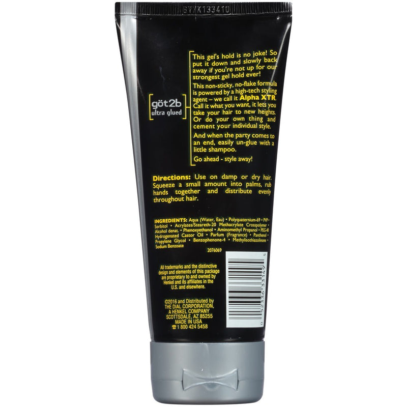 Got2b Ultra Glued Invincible Styling Gel - 6oz