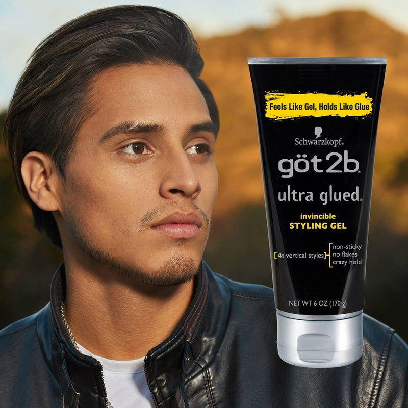Got2b Ultra Glued Invincible Styling Gel - 6oz