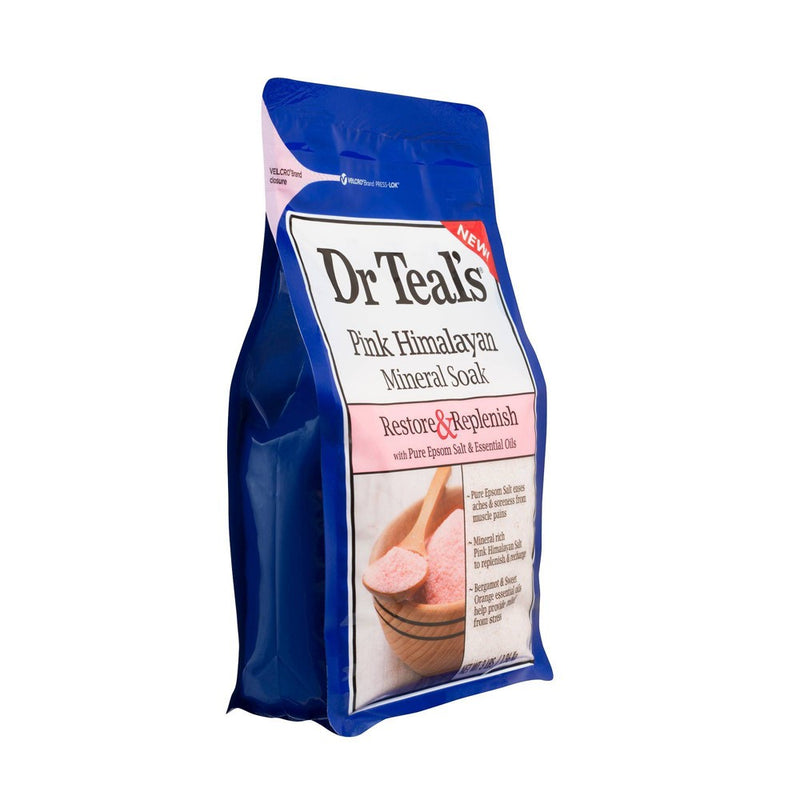 Dr Teal's Restore & Replenish Pink Himalayan Mineral Soak - Pink - 48oz