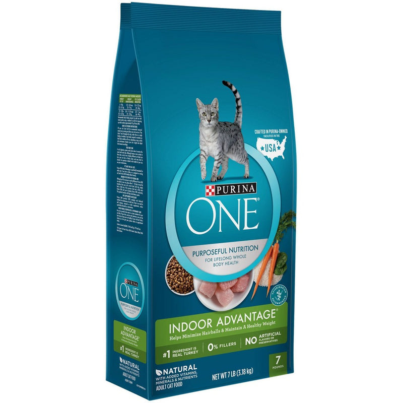 Purina ONE Indoor Advantage Adult Premium Dry Cat Food - 7lbs