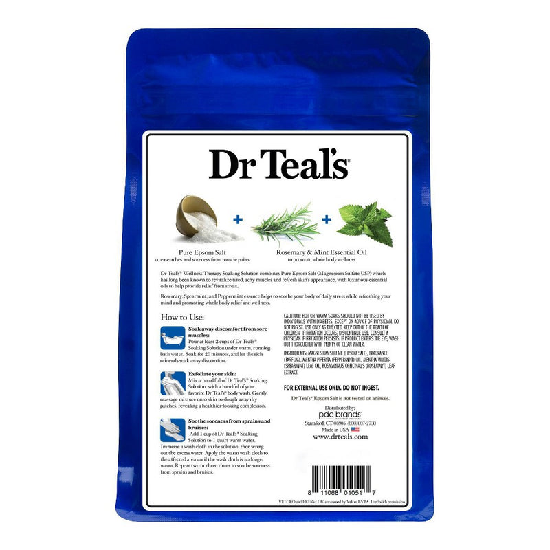 Dr Teal's Wellness Therapy Soaking Solution - 48oz