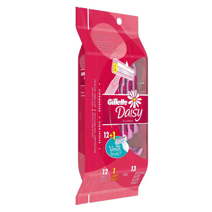 Gillette Daisy Women's Disposable Razors  - 12ct