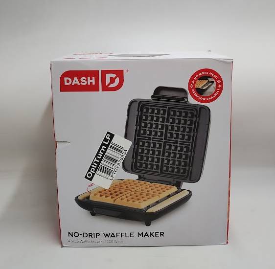 Dash No-Drip Waffle Maker - Graphite