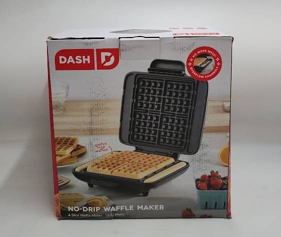 Dash No-Drip Waffle Maker - Graphite