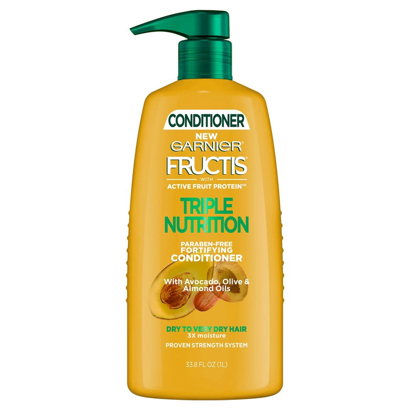 Garnier Fructis Active Fruit Protein Triple Nutrition Fortifying Conditioner - 33.8 fl oz