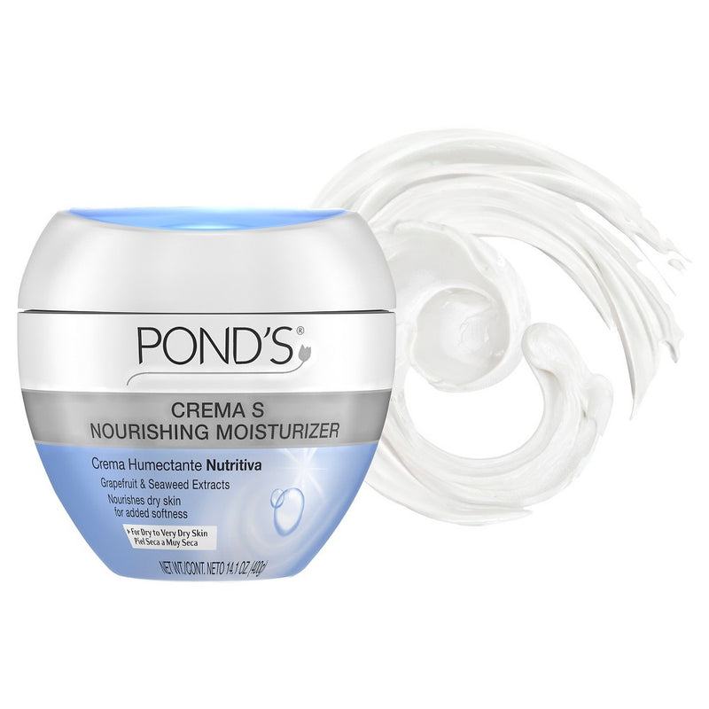 2 PACK!!! Pond's Crema S 24H Moisturizing Cream - 14.1oz