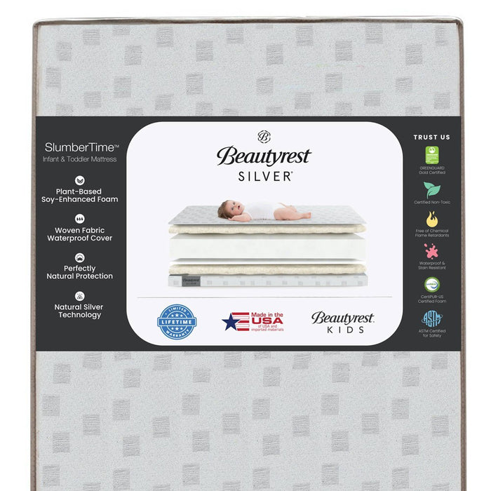 Beautyrest Silver Slumbertime Crib and Toddler Mattress (LOCAL PICKUP ONLY)