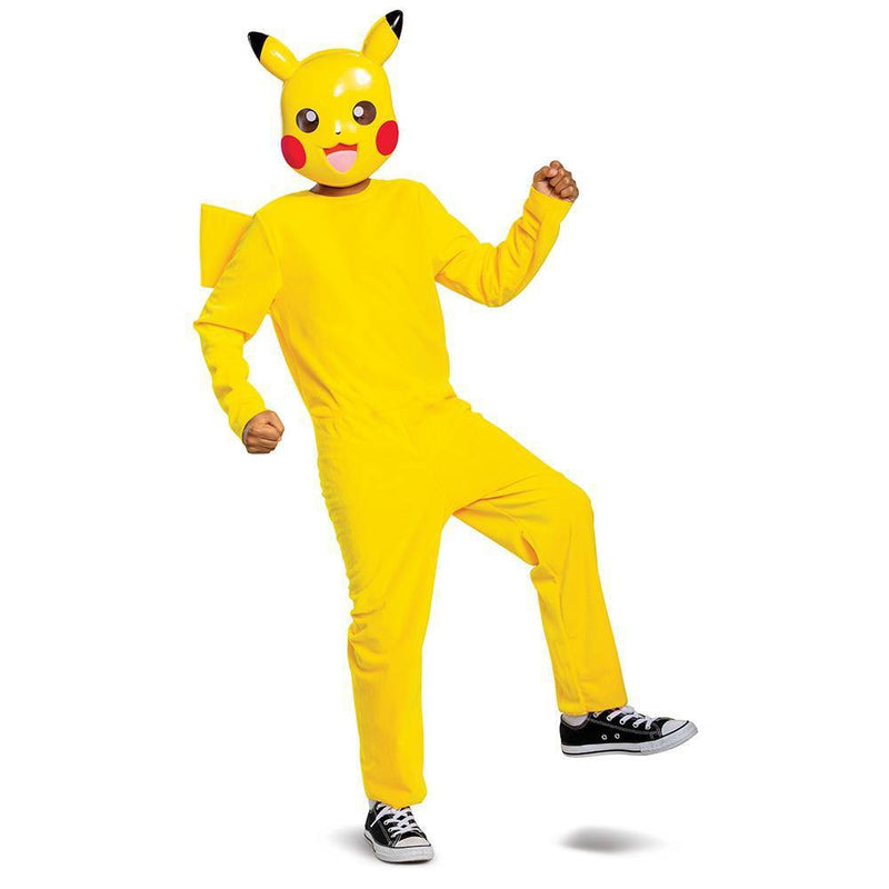 Kids' Pokemon Pikachu Halloween Costume Jumpsuit L (10-12)