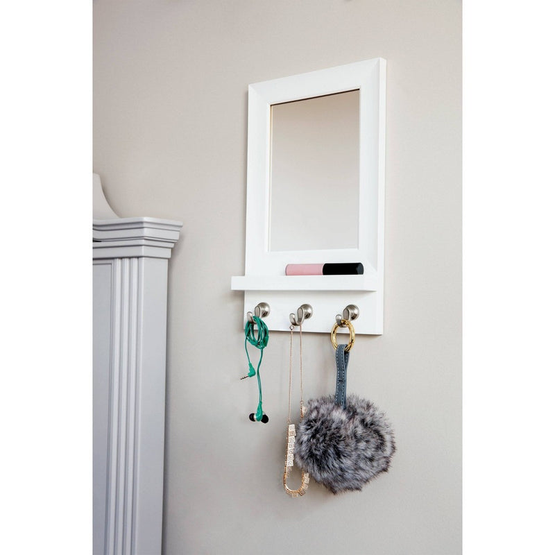 Command Mirror Organizer White