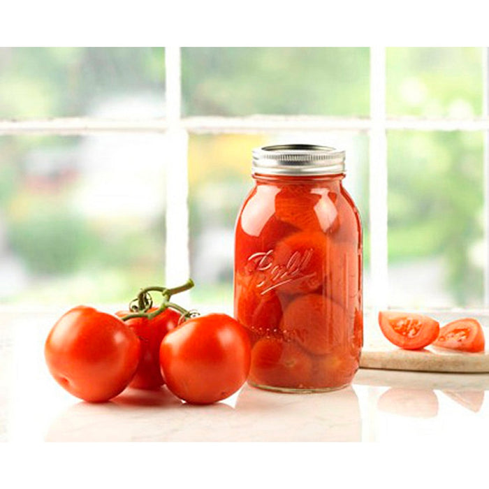 Ball 32oz 12pk Glass Regular Mouth Mason Jar with Lid and Band