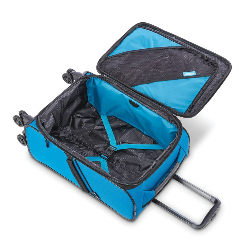 American Tourister Phenom 20" Softside Spinner Suitcase - Blue (LOCAL PICKUP ONLY)