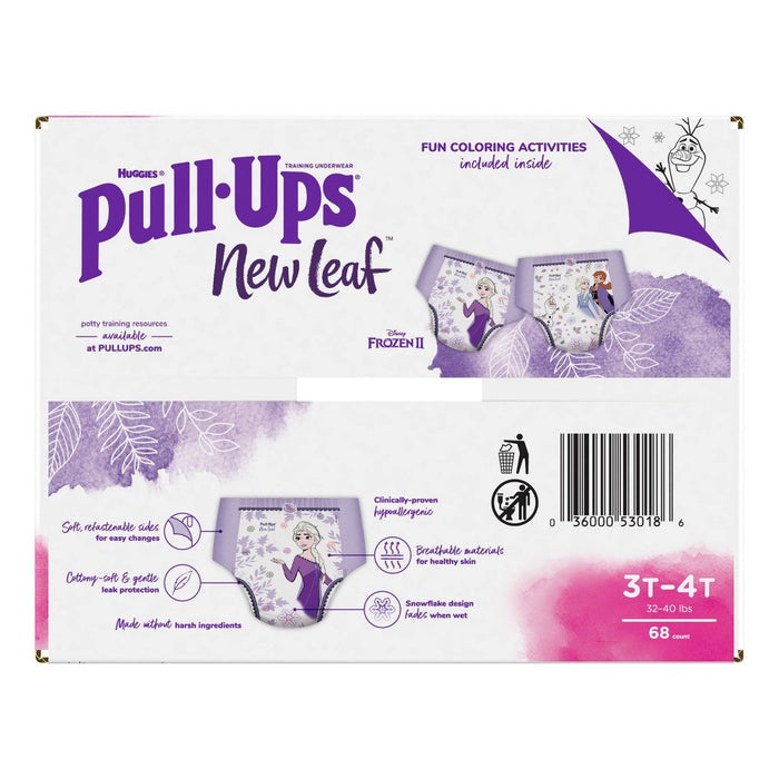 Huggies Pull-Ups New Leaf Girls' Training Pants - 3T-4T (68ct)