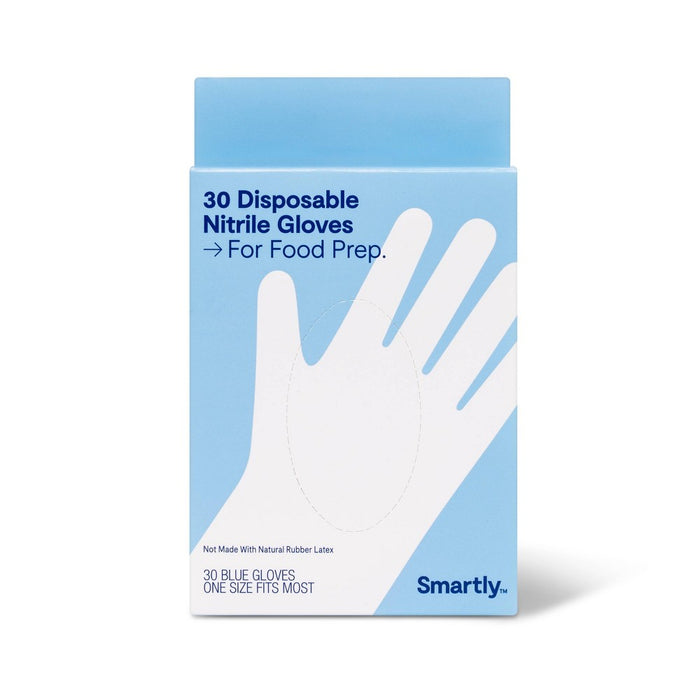 Nitrile Gloves - 30ct - Smartly