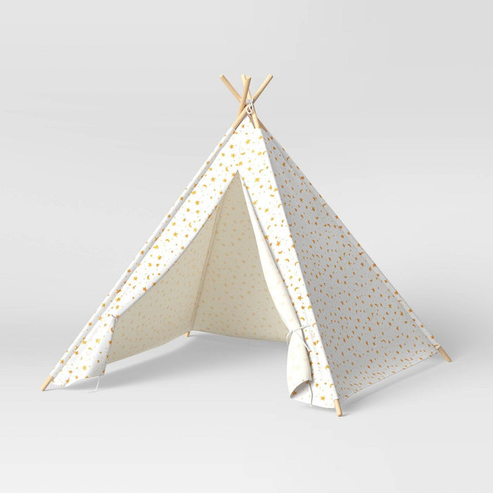 Gold Foil Star Tent - Pillowfort