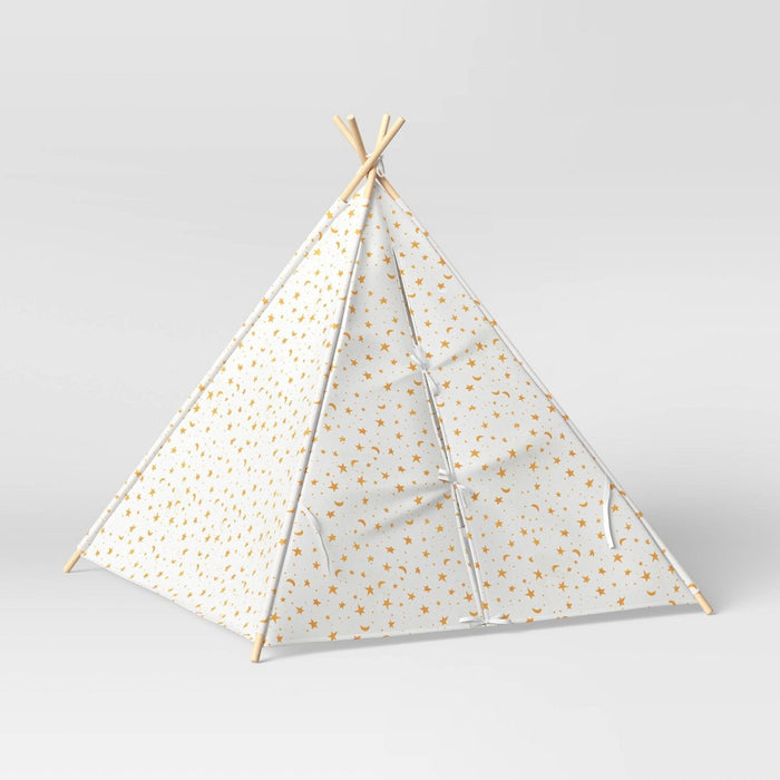 Gold Foil Star Tent - Pillowfort