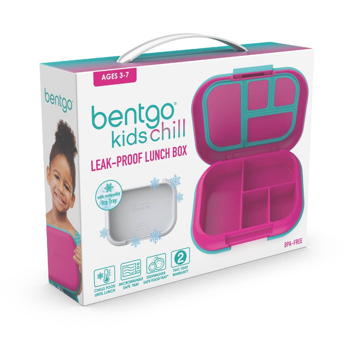 Bentgo Kids' Chill Leak-Proof Lunch Box - Fuchsia/Teal