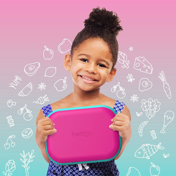 Bentgo Kids' Chill Leak-Proof Lunch Box - Fuchsia/Teal