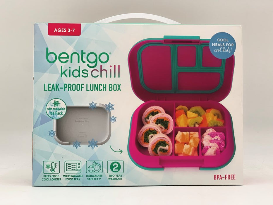 Bentgo Kids' Chill Leak-Proof Lunch Box - Fuchsia/Teal