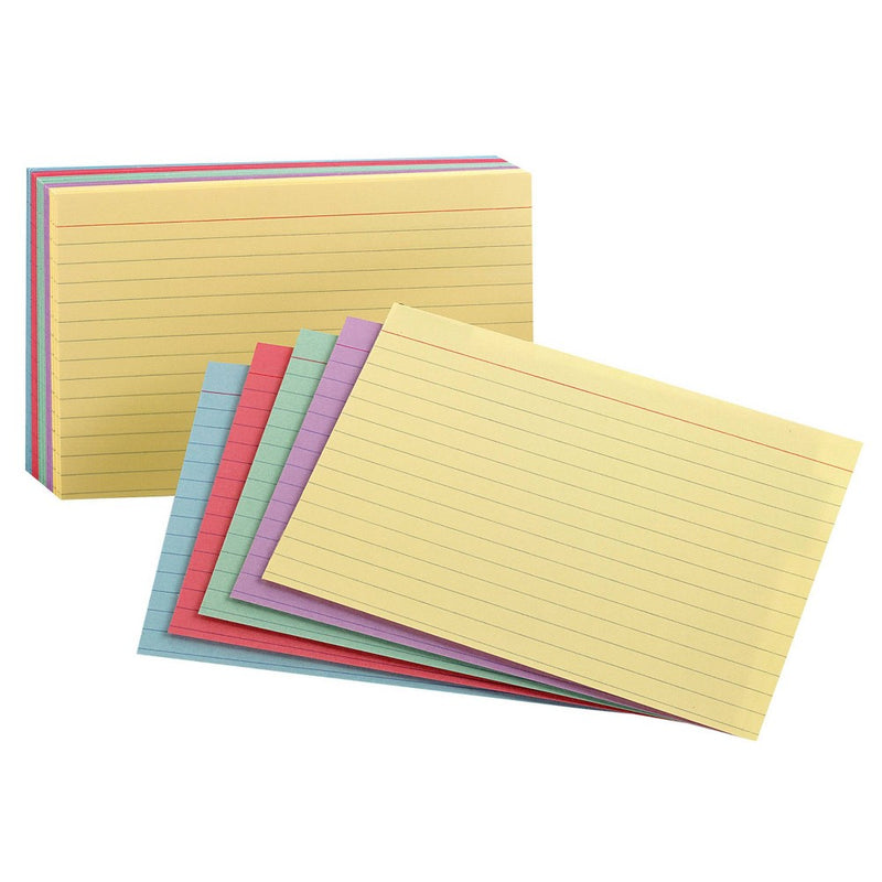 100ct 3" x 5" Ruled Index Cards Multicolor - up & up