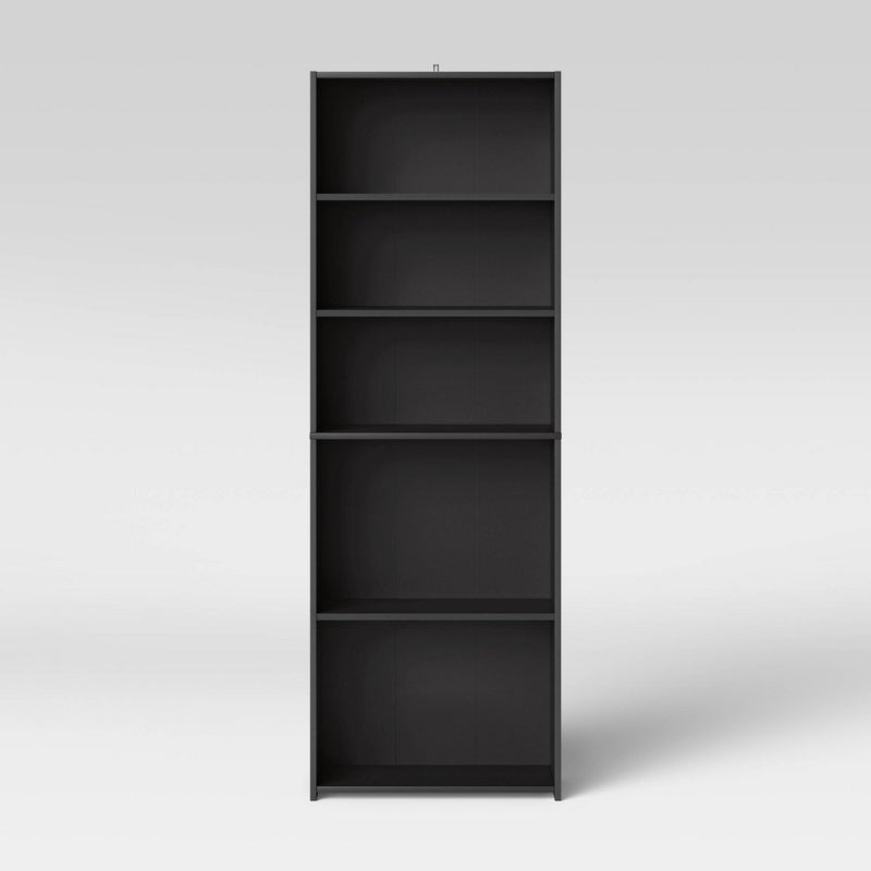 5 Shelf Bookcase Black - Room Essentials (LOCAL PICKUP ONLY)