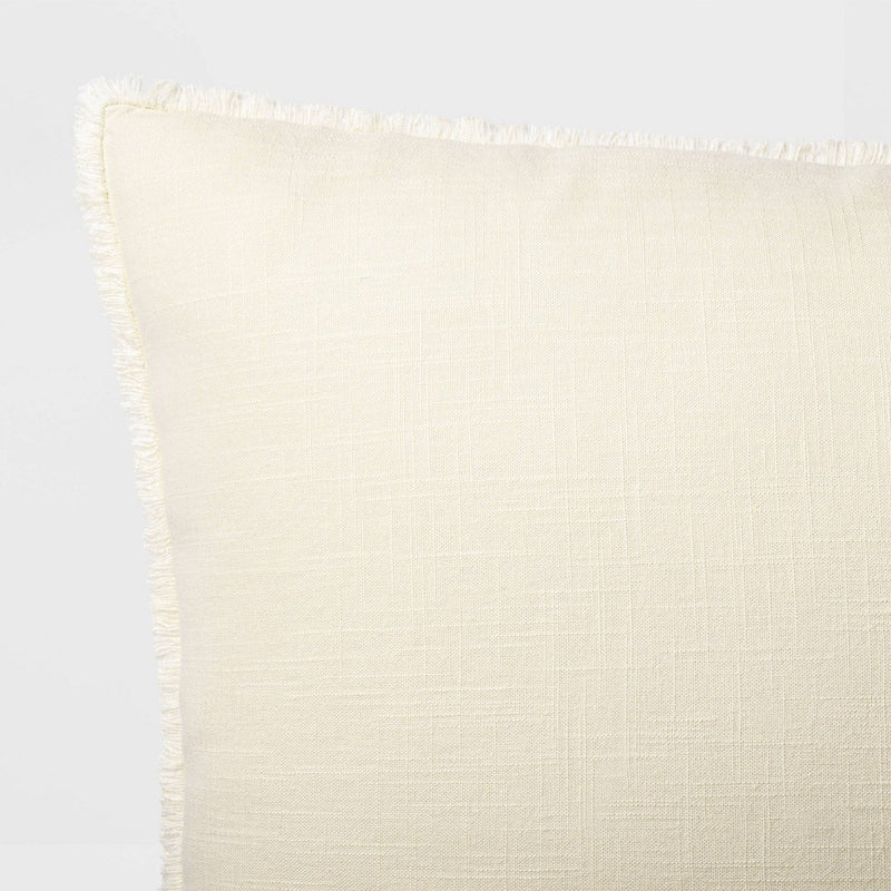 King Euro Heavyweight Linen Blend Throw Pillow Natural - Casaluna (LOCAL PICKUP ONLY)