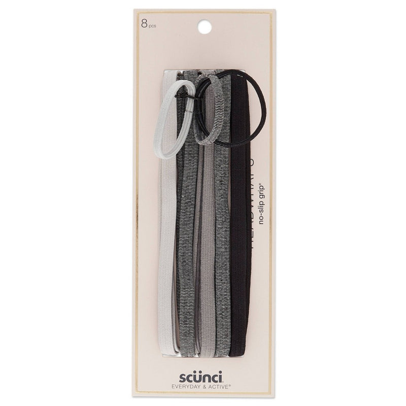 scunci No Slip Headwraps with 3 Bonus Elastics - 5ct